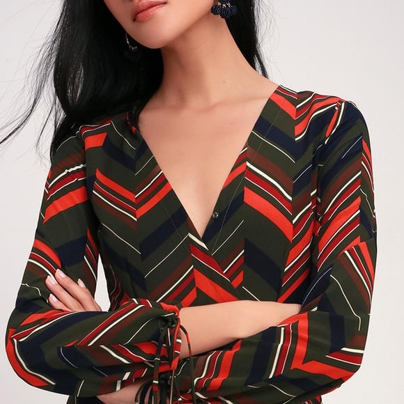 Lulus Martini Moment Multi Print Midi Dress - Picture 4 of 16